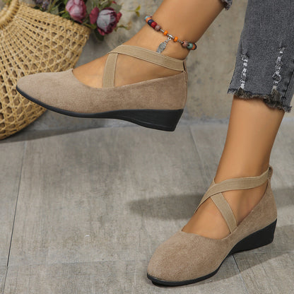 Baskets Compensées "Élan de Prestige"